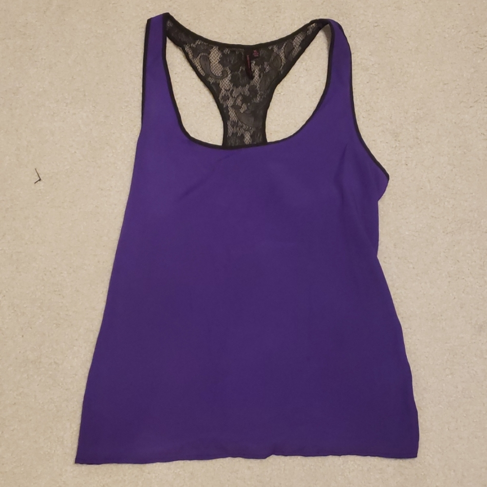 Purple Lace Tank
